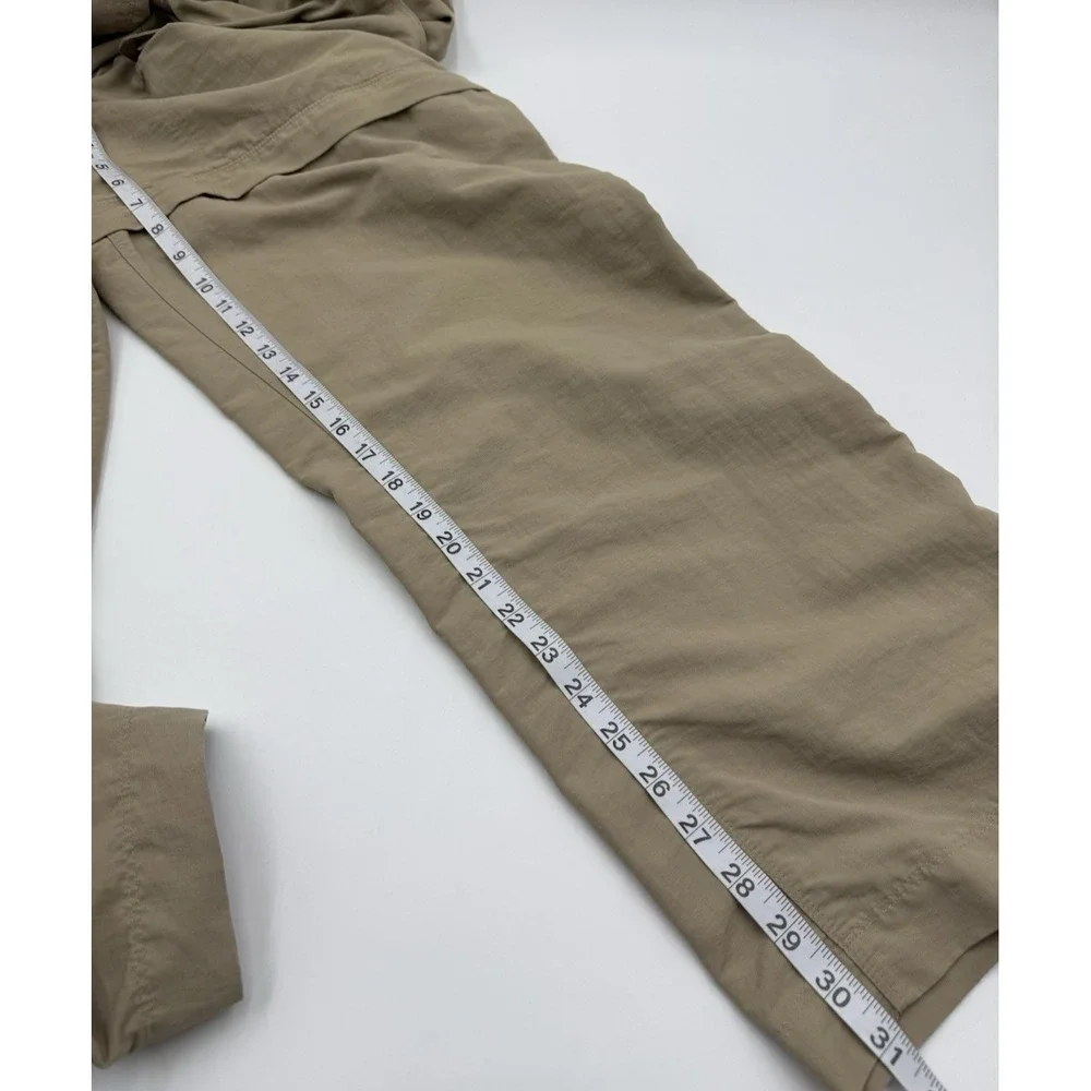 The North Face Size XL Khaki Convertible Pants‎ Zip Off & Red Plaid Shirt Outfit